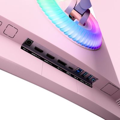 10. Arozzi Nova 49” Curved Computer Monitor 124.5 cm (49") 5120 x 1440 px Dual QHD LED Pink