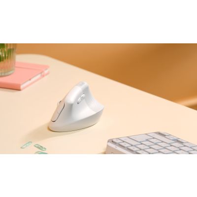 41. Logitech Lift Vertical White mouse