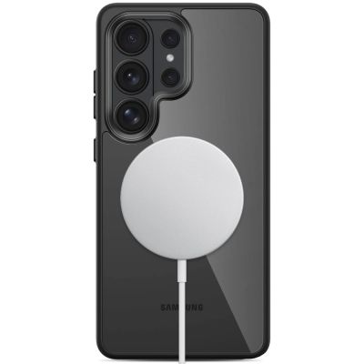 4. Tech-Protect Magmat MagSafe Case for Samsung Galaxy S26 Ultra - Transparent Black