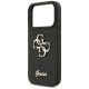 6. Guess Fixed Glitter Big 4G Case for iPhone 17 Pro / 18 Pro - Black
