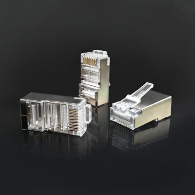 4. QOLTEC RJ45 MODULAR CONNECTOR PLUG | CAT5E | FTP | 100PCS