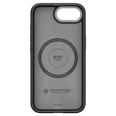 16. Spigen Enzo Aramid MagSafe Case for iPhone 16e / 17e - Black