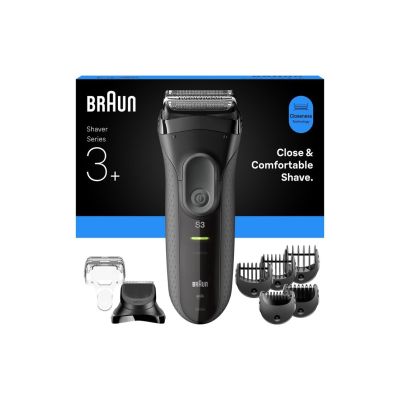 3. Braun 3000BT Battery 5 7mm Wet & Dry Black, Gray
