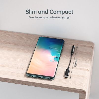 10. Choetech AUX003 USB-C / DC 3.5mm audio adapter - black