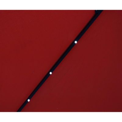 27. GARDEN UMBRELLA WITH LED LIGHTING 300CM COCCORA