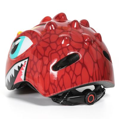 4. Wozinsky Children's Bicycle Helmet, Dragon Pattern, Lightweight, S - Red