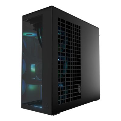5. Arctic Xtender Schwarz case with window and GPU mount