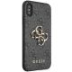 4. Guess 4G Big Metal Logo iPhone X/XS Case - Gray