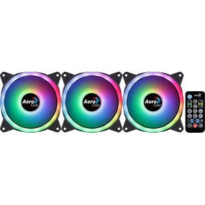 2. AEROCOOL FAN PGS DUO 12 PRO ARGB (3x120)
