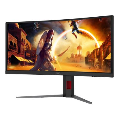24. AOC G4 CU34G4ZCA Computer Monitor 86.4 cm (34") 3440 x 1440 px Wide Quad HD Black, Red