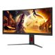 24. AOC G4 CU34G4ZCA Computer Monitor 86.4 cm (34") 3440 x 1440 px Wide Quad HD Black, Red