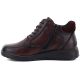 3. Burgundy women's insulated leather wedge ankle boots – Potocki JE19502