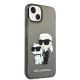 4. Karl Lagerfeld Glitter Karl&Choupette case for iPhone 14 Plus - black
