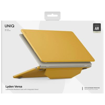 8. UNIQ Lyden Versa Case for MacBook Air 13" 2022 / 2024 / 2025 / 2026 - Yellow