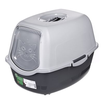 DIAMENTIQ BAYA litter box light gray/dark gray - cat litter box