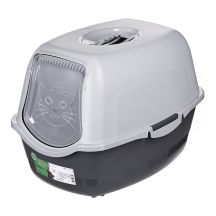 DIAMENTIQ BAYA litter box light gray/dark gray - cat litter box