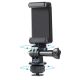 5. Phone/Sports Camera Holder with Adapter - Black