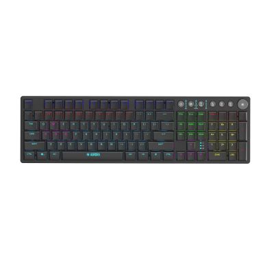 12. I-BOX AURORA K-6 RGB MECHANICAL KEYBOARD, RED SWITCH, LOW PROFILE GAMING