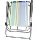 12. REDCLIFFS FOLDING CHAIR WITH ARMRESTS, BLUE STRIPES