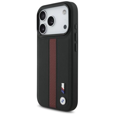 2. BMW M Perforated Stripe Logo MagSafe Case for iPhone 17 Pro - Red