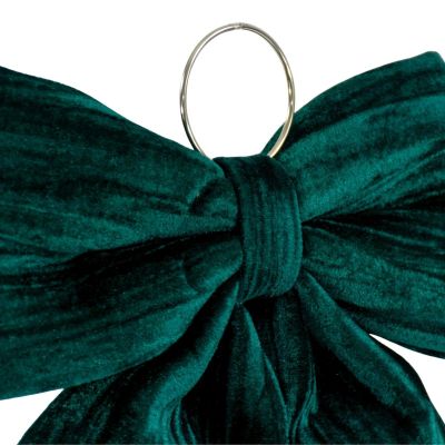3. GREEN DECORATIVE BOW 57x63x3CM MICA