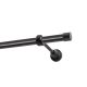 SINGLE CURTAIN ROD Ø 19 MM BLACK 400 CM LUNA KOWALSKI