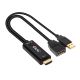 2. CLUB3D HDMI 2.0 TO DISPLAYPORT 1.2 4K60HZ HDR M/F ACTIVE ADAPTER Black