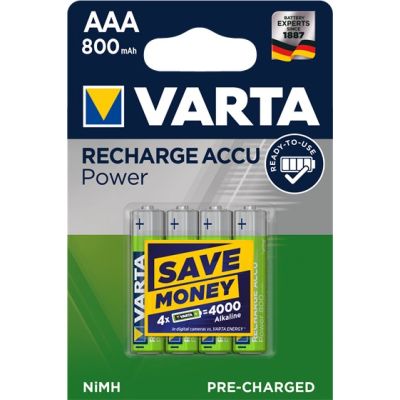 VARTA Ready2Use 56703101404 AAA rechargeable battery pack (800mAh ; Ni-MH)