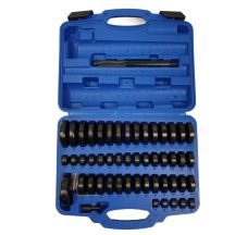 BEARING SLEEVE PULLER PRESS ADAPTERS 52 pcs. 18-74mm SILVER