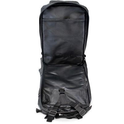 6. Black Military Backpack SEMI LINE