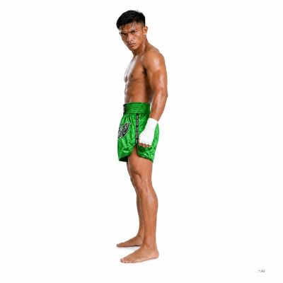 4. Men’s PASTEL GREEN V2 COMBATWEAR Muay Thai Shorts | DBX Bushido