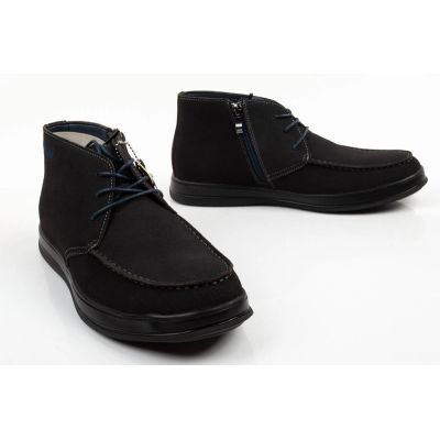 6. Lee Cooper men's shoes elegant leather ankle boots with zipper