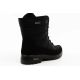 4. Progress Women’s Winter Boots, Black Insulated Snow Boots with Sheepskin Lining
