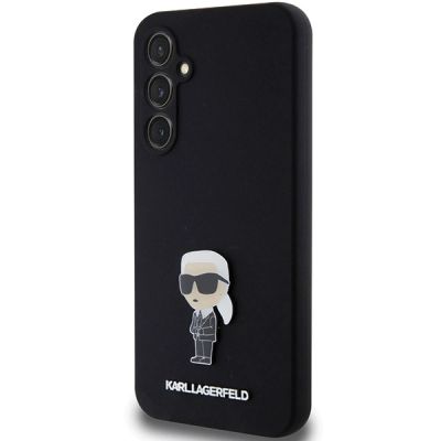 2. Karl Lagerfeld Silicone Ikonik Metal Pin case for Samsung Galaxy S23 FE - black