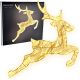 REINDEER LIGHT DECORATION 79X73CM 540LED GOLD
