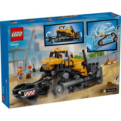 13. LEGO City 60466 Yellow Bulldozer