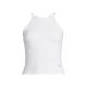 2. CASALL Built-In-Bra Halterneck Tank white
