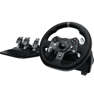 Logitech G G920 Black USB Steering Wheel + Pedals Analog MAC, PC, Xbox