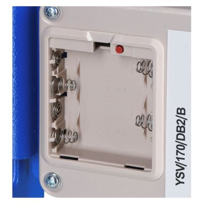 5. Yale Mini Electronic Safe Blue YSV mini blue basic safe