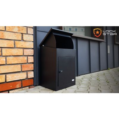 6. Extralink LockStar parcel locker box 44x34x55cm steel parcel box