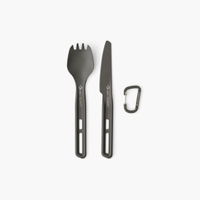 2. Sea to Summit Frontier UL Spork and Knife 2P Camping Cutlery