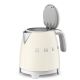 7. SMEG KLF05CREU mini 0.8L creme kettle