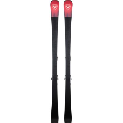 6. Rossignol Hero ST Ti Skis + LOOK Spx 14 Konect Gw B80 Silver Red Bindings