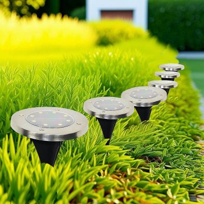 9. SOLAR LAMP 8 LED SMD FOR DRIVE INTO THE GROUND, SET OF 12 PCS