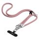 13. Tech-Protect C10S Crossbody Phone Lanyard (114 cm) + Wrist Strap (31 cm) - Pink Titanium