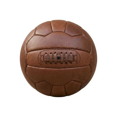 5. FC Barcelona Camp Nou Retro Soccer Ball Official Licensed Genuine Leather B1048