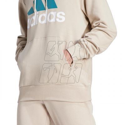 6. Adidas Essentials French Terry Big Logo Hoodie M IJ8584