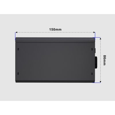 12. GEMBIRD FORNAX POWER 80+ BRONZE ATX COMPUTER POWER SUPPLY, 850W, ACTIVE PFC, 12CM FAN