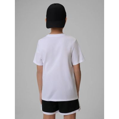 2. Boy's regular printed T-shirt 4F 4FJRSS26TTSHM3599-10S