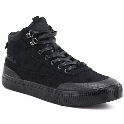 5. Men's high-top sneakers, insulated, black, Big Star UU174305